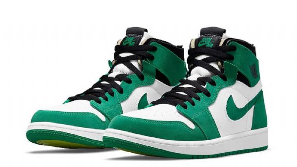Nike Air Jordan 1 Zoom Komfort Stadium Sko Herre Grønn Hvite
