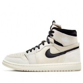 Nike Air Jordan 1 Zoom Retro Basketball Shoes Dame Hvite