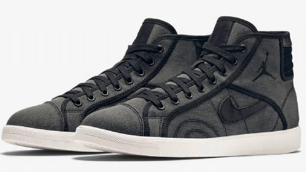 Nike Air Jordan Sky High Tops Og Sko Herre Svarte Grå