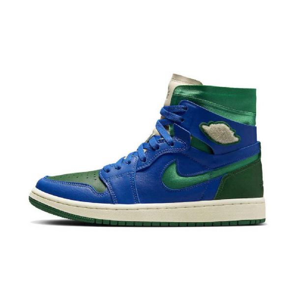 Nike Aleali May X Jordan 1 Zoom Komfort Califia Sko Dame Grønn Blå
