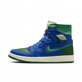 Nike Aleali May X Jordan 1 Zoom Komfort Califia Sko Dame Grønn Blå