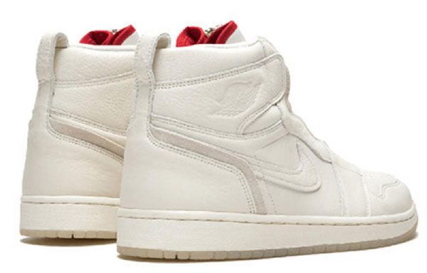 Nike Anna Wintour X Air Jordan 1 Retro High Tops Zip Basketball Shoes Dame Khaki