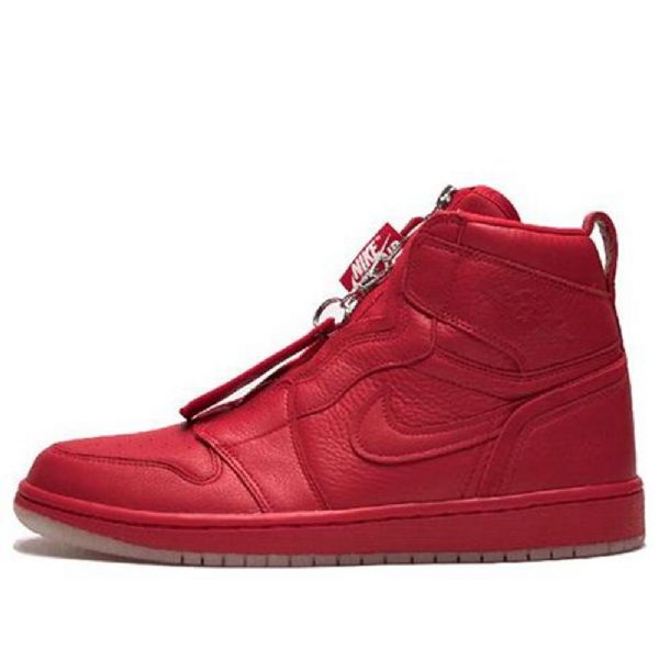 Nike Anna Wintour X Air Jordan 1 Retro High Tops Zip Basketball Shoes Dame Rød