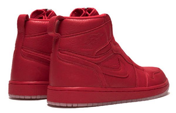 Nike Anna Wintour X Air Jordan 1 Retro High Tops Zip Basketball Shoes Dame Rød