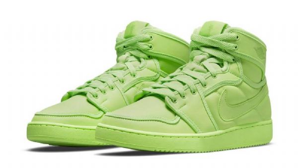 Nike Billie Eilish X Air Jordan 1 High Tops Ko Volt Sko Herre Grønn