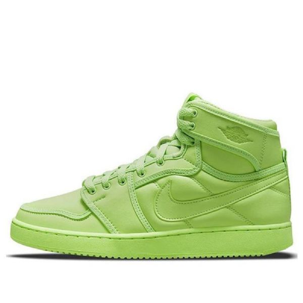 Nike Billie Eilish X Air Jordan 1 Ko Retro Basketball Shoes Dame Grønn