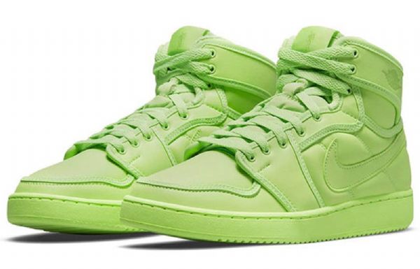 Nike Billie Eilish X Air Jordan 1 Ko Retro Basketball Shoes Dame Grønn