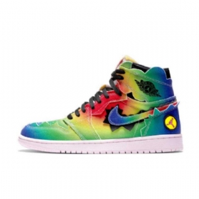 Nike J Balvin X Jordan 1 High Tops Og Sko Herre Multicolor