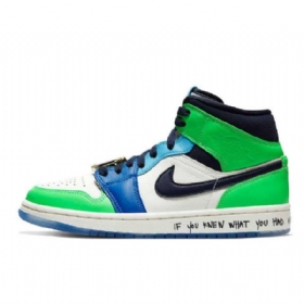 Nike Melody Ehsani X Jordan 1 Mid Tops Fearless Sko Dame Multicolor