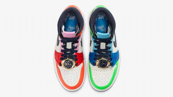 Nike Melody Ehsani X Jordan 1 Mid Tops Fearless Sko Dame Multicolor