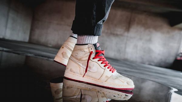 Nike Nigel Sylvester X Jordan 1 Sko Dame Khaki