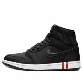 Nike Paris Saint-germain X Air Jordan 1 Retro High Tops Og Basketball Shoes Herre Svarte