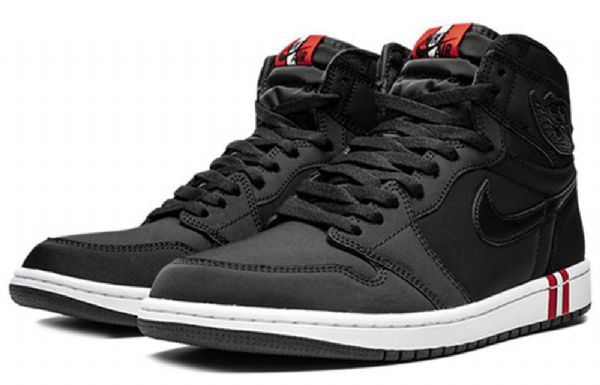 Nike Paris Saint-germain X Air Jordan 1 Retro High Tops Og Basketball Shoes Herre Svarte