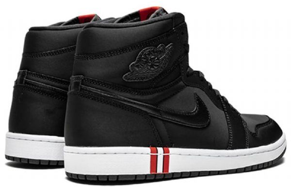 Nike Paris Saint-germain X Air Jordan 1 Retro High Tops Og Basketball Shoes Herre Svarte