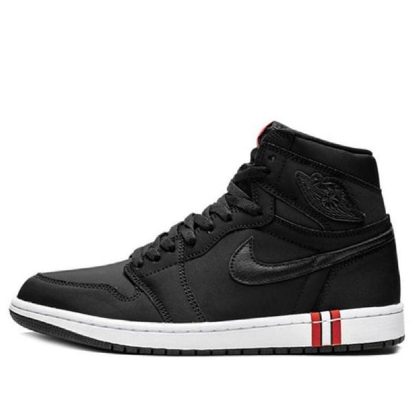 Nike Paris Saint-germain X Air Jordan 1 Retro High Tops Og Basketball Shoes Herre Svarte