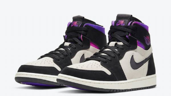 Nike Psg X Air Jordan 1 Zoom Komfort Psychic Sko Dame Hvite Rosa