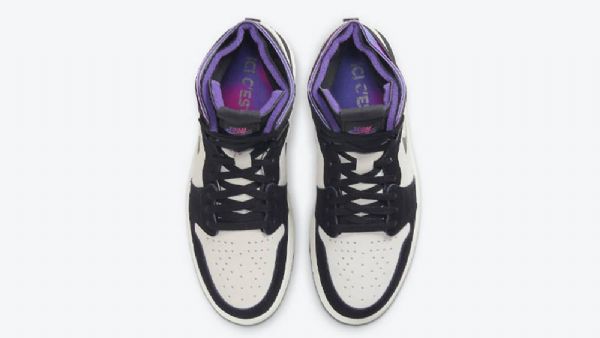 Nike Psg X Air Jordan 1 Zoom Komfort Psychic Sko Dame Hvite Rosa