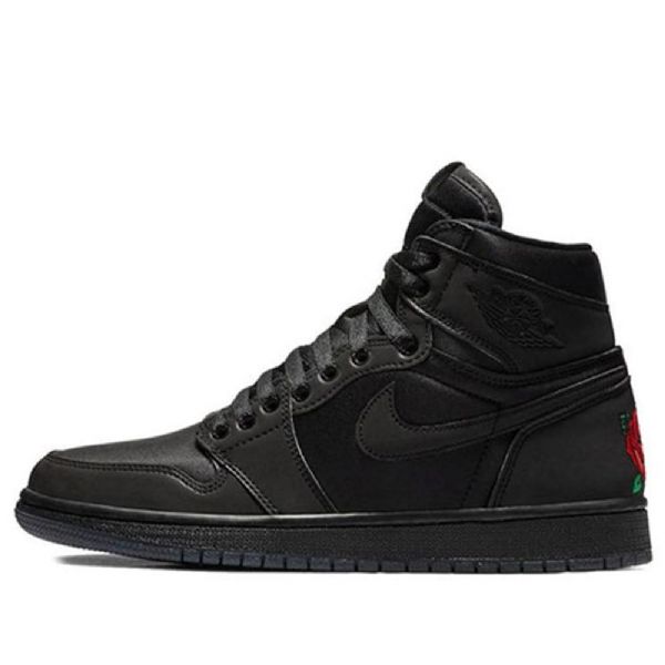 Nike Rox Brown X Air Jordan 1 Retro High Tops Og Basketball Shoes Dame Svarte