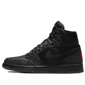 Nike Rox Brown X Air Jordan 1 Retro High Tops Og Basketball Shoes Dame Svarte