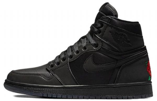 Nike Rox Brown X Air Jordan 1 Retro High Tops Og Basketball Shoes Dame Svarte