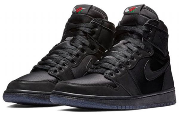 Nike Rox Brown X Air Jordan 1 Retro High Tops Og Basketball Shoes Dame Svarte