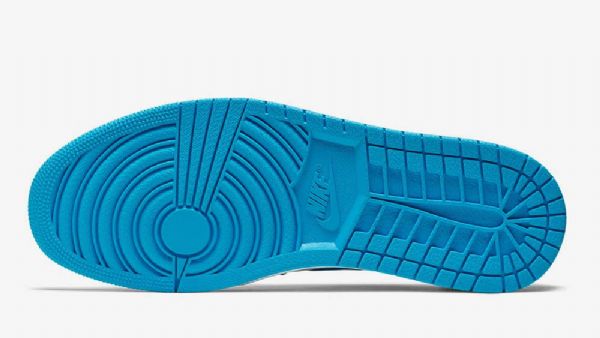 Nike Sb Air Jordan 1 Low Tops Unc Sko Dame Blå Hvite