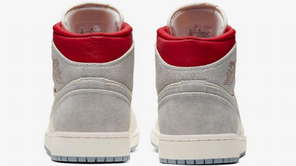 Nike Sns X Jordan 1 Mid Tops 20th Anniversary Sko Herre Grå