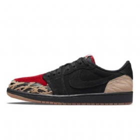 Nike Solefly X Air Jordan 1 Low Tops Carnivore Sko Dame Svarte