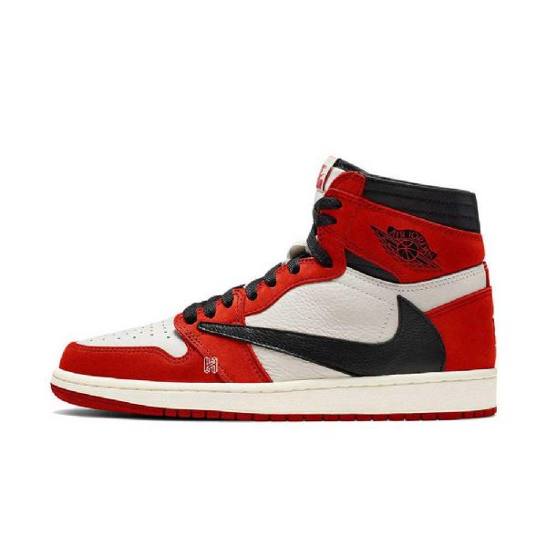 Nike Travis Scott X Air Jordan 1 Chicago Sko Herre Svarte Blå