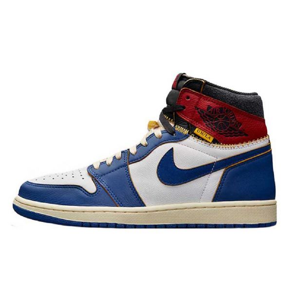 Nike Union X Jordan 1 Sko Herre Blå