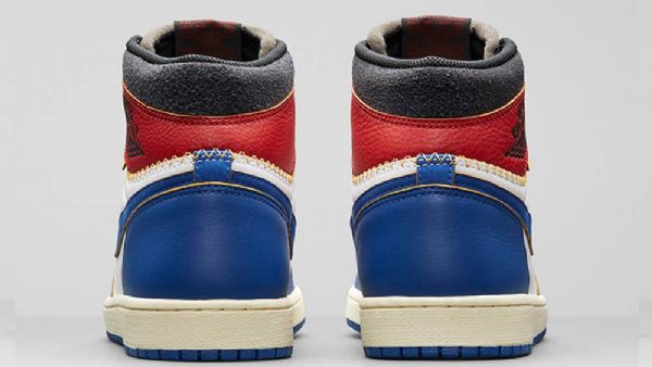 Nike Union X Jordan 1 Sko Herre Blå