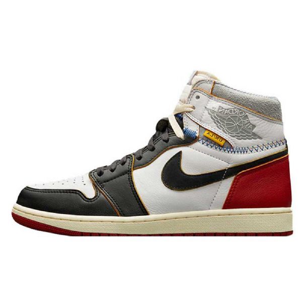 Nike Union X Jordan 1 Sko Herre Svarte