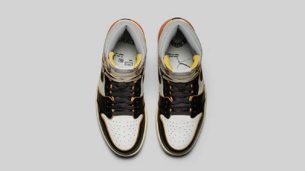 Nike Union X Jordan 1 Sko Herre Svarte