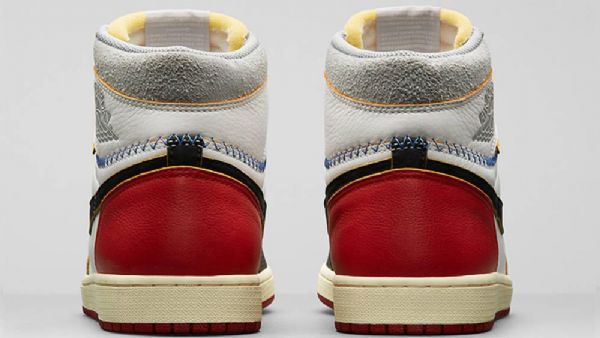 Nike Union X Jordan 1 Sko Herre Svarte