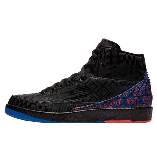 Nike Air Jordan 2 Bhm Sko Herre Svarte Multicolor