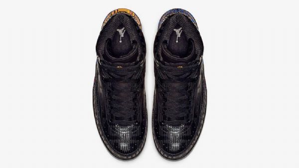 Nike Air Jordan 2 Bhm Sko Herre Svarte Multicolor