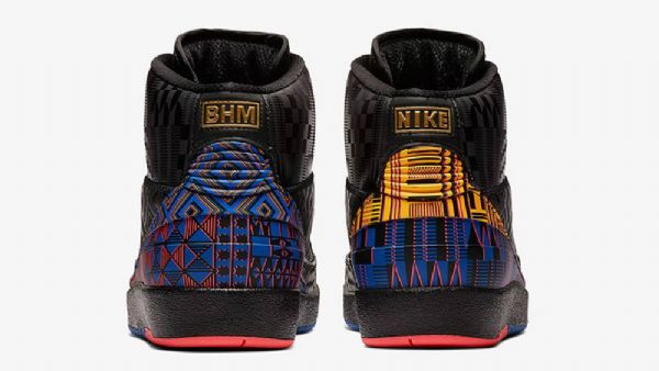 Nike Air Jordan 2 Bhm Sko Herre Svarte Multicolor