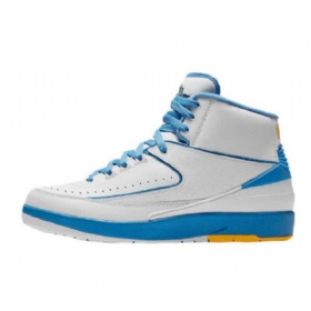 Nike Air Jordan 2 Melo Sko Herre Hvite Blå