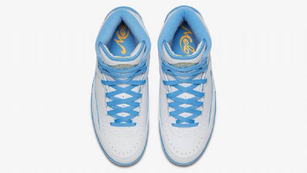 Nike Air Jordan 2 Melo Sko Herre Hvite Blå