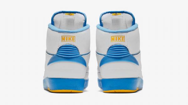 Nike Air Jordan 2 Melo Sko Herre Hvite Blå