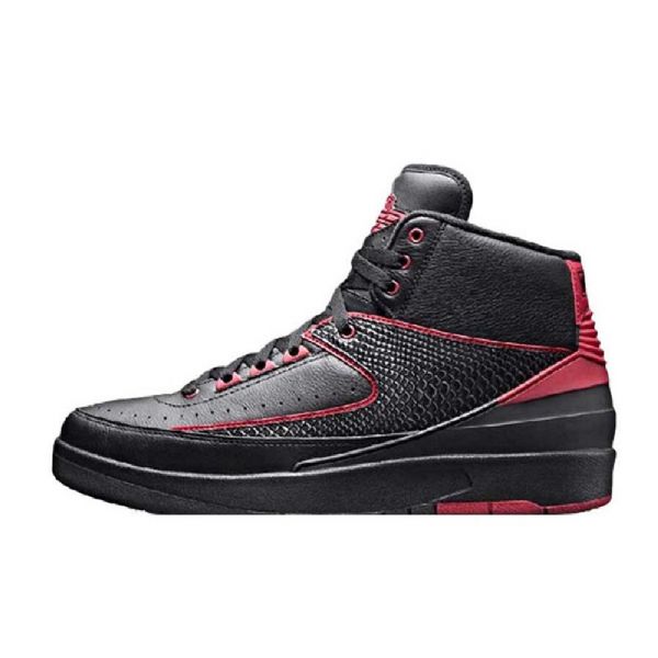 Nike Air Jordan 2 Retro 87 Alternate Sko Herre Svarte Rød