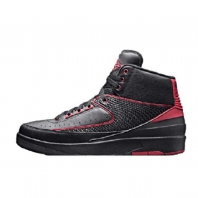 Nike Air Jordan 2 Retro 87 Alternate Sko Herre Svarte Rød
