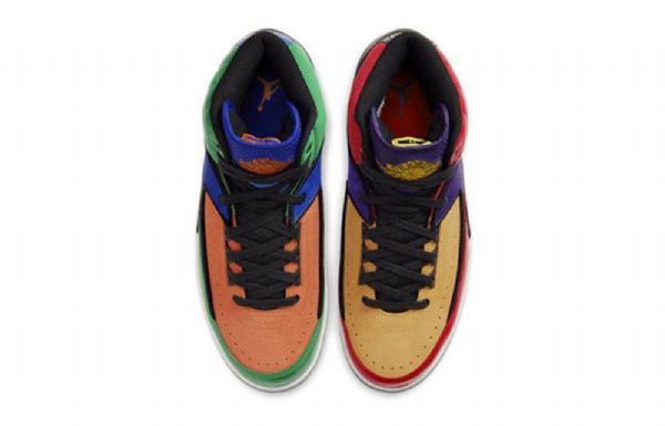 Nike Air Jordan 2 Retro Basketball Shoes Dame Multicolor