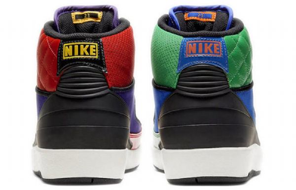 Nike Air Jordan 2 Retro Basketball Shoes Dame Multicolor