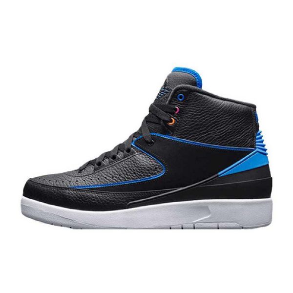 Nike Air Jordan 2 Retro Sko Herre Svarte Blå