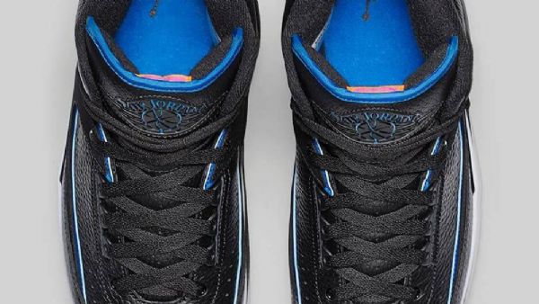 Nike Air Jordan 2 Retro Sko Herre Svarte Blå