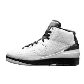 Nike Air Jordan 2 Retro Wing It Sko Herre Hvite Svarte
