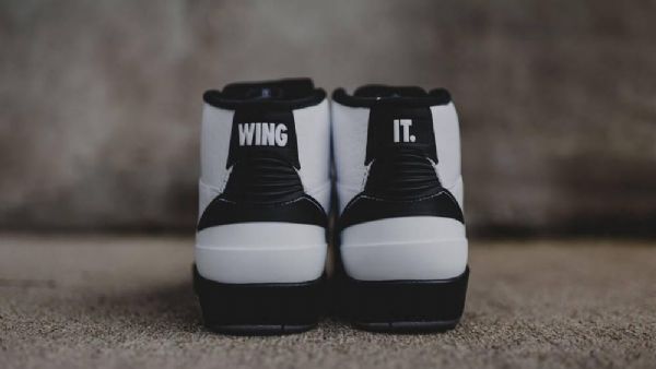 Nike Air Jordan 2 Retro Wing It Sko Herre Hvite Svarte