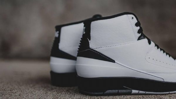 Nike Air Jordan 2 Retro Wing It Sko Herre Hvite Svarte