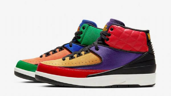 Nike Air Jordan 2 Sko Herre Lilla Multicolor